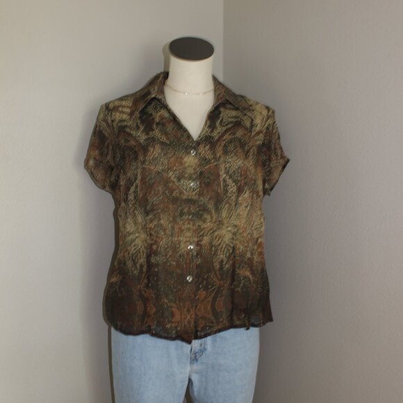 100% Silk Jones New York Top - Picture 1 of 5